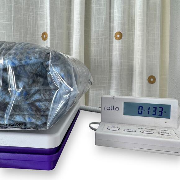 Vtg Celestial Dreams Fleece Nightgown 2X Blue Plaid Grandmacore Cottagecore Cozy - Picture 8 of 12